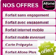 Afone Mobile : Un mois de forfait offert avec EDCOM